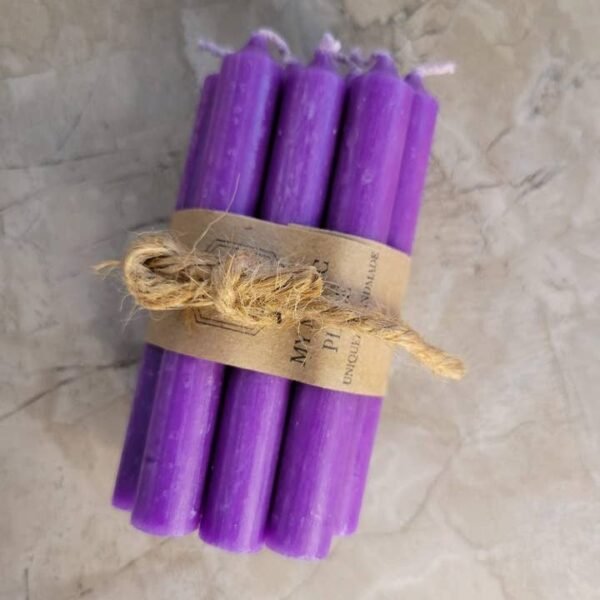 Wholesale Set of 10 Mini 4" Chime Candles – Unscented Spell Candles for Rituals, Blessings & Home Decor - Image 4