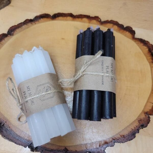 Wholesale Pack of 10 Colored Spell Candles – 4″ Chime Candles for Rituals, Prayers & Ambiance