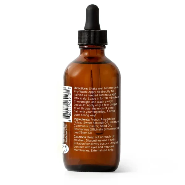 Rosemary & Castor Hair Oil 4 oz - Image 9