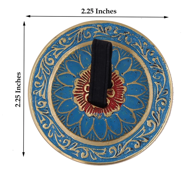 2 Pairs Brass Lotus Flower Finger Cymbals Zills For Belly - Image 7