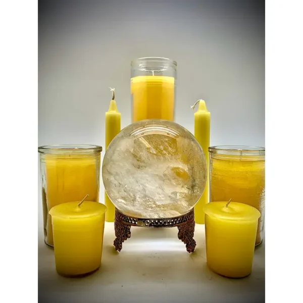 Yellow 7 Day Prayer Candle – Intellect, Wisdom, Knowledge