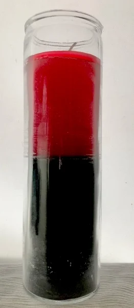 Black W/Red 7 Day Prayer Candle Reversing Candle