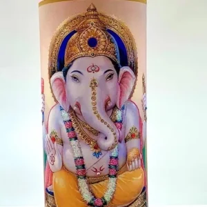 Baby Ganesh Candle Glitter Candle – Overcoming Obstacles