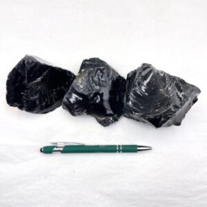 Bulk Rough Minerals – Obsidian Rough Large (1 lb)