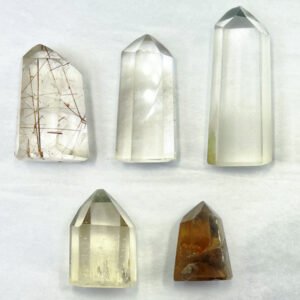 Clear Quartz Point with Inclusions (35 – 38 g)