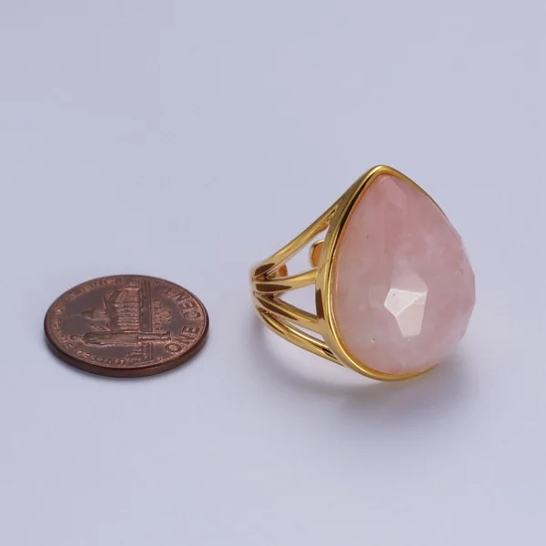 Colorful Teardrop Gemstone Ring Y446 ~Y451, Y459, Y480, Y481 - Image 10