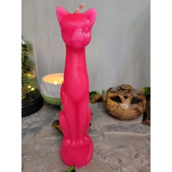 Decorative Ritual Cat-Shaped Candle Cat Candle Ritual - Image 2