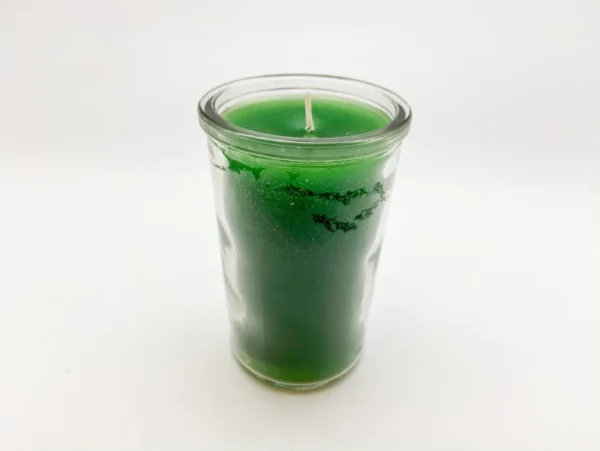 Green 2 Day Candle - Grounding, Fertility, Luck & Abundance - Image 5