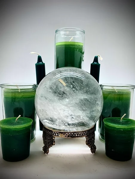 Green 7 Day Prayer Candle – Money, Beauty, Prosperity