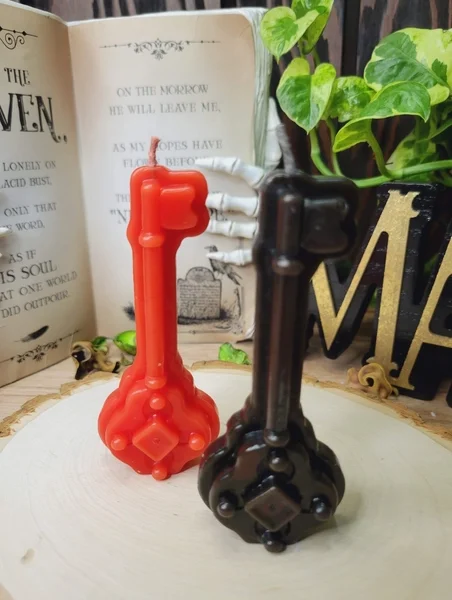 Key Candle, Key Candle, Small Key Figurine Candle Offering