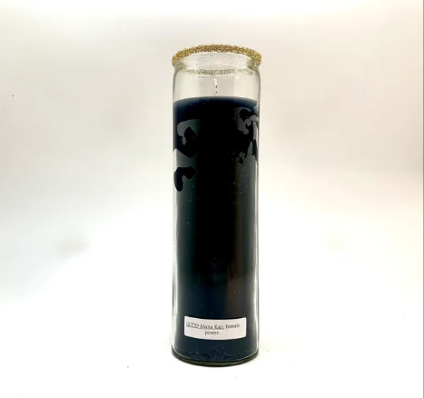 Maha Kali Glitter Candle - Universal Power, Fierce Goddess - Image 3