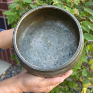 Mani Antique Rare Singing Bowl from Himalaya 7 Inches