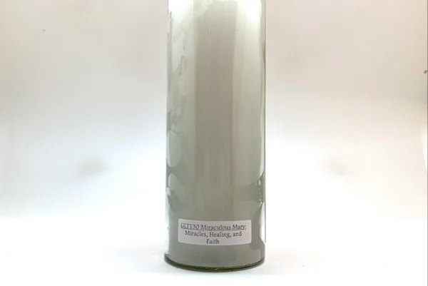 Miraculous Mary Glitter Candle - Protection, Prayer - Image 3