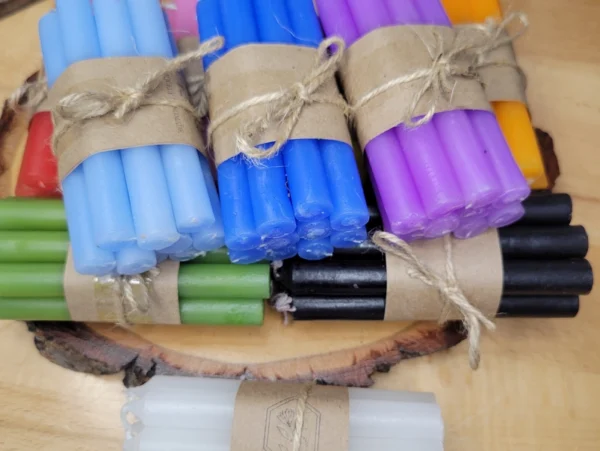 Pack of 10 Colored Spell Candles, Chime Candle 4 Inches - Image 4