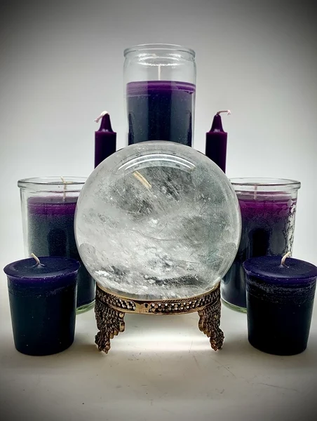Purple 7 Day Prayer Candle – Spiritual Healing, Dreams