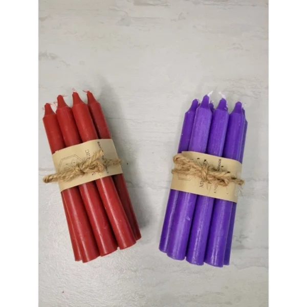 Set of 10 Candles 5" Chime Unscented Spell Candles Pack - Image 5