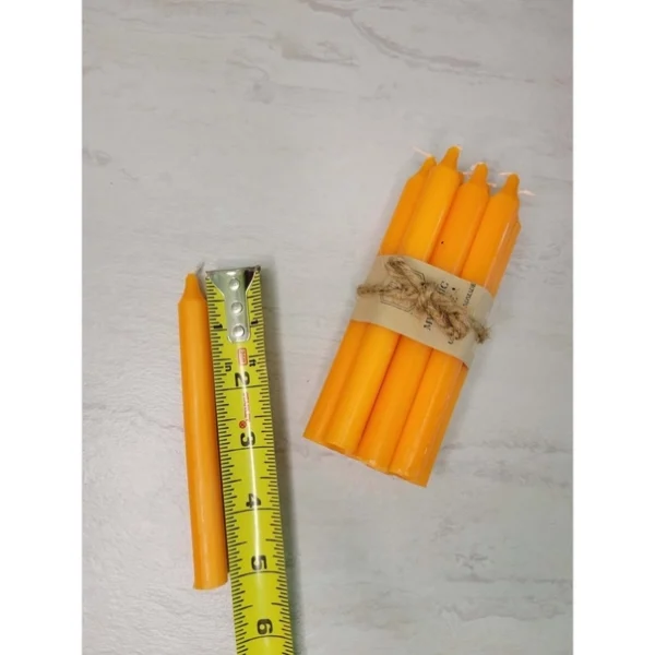 Set of 10 Candles 5" Chime Unscented Spell Candles Pack - Image 6