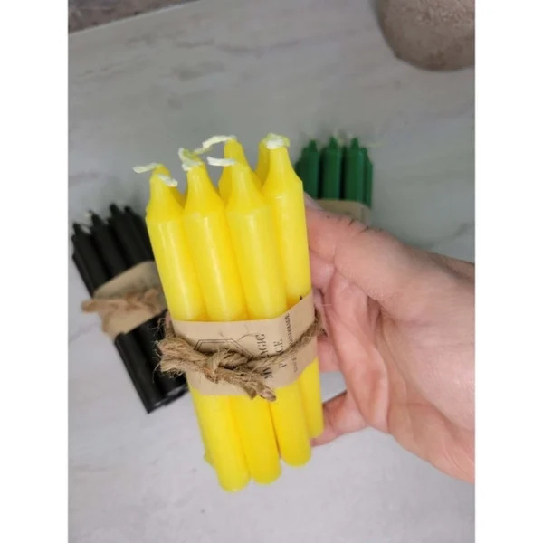 Set of 10 Candles 5" Chime Unscented Spell Candles Pack - Image 8