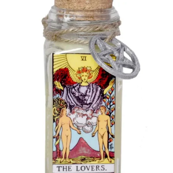 Tarot Candle: the Lovers (6 oz)