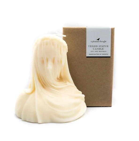 Veiled Woman | Pillar Candle