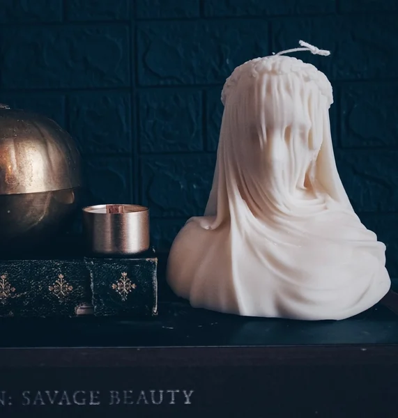 Veiled Woman | Pillar Candle