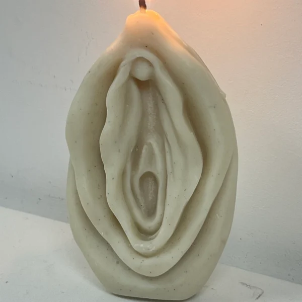 Vulva Soy Pillar Candle L Vulva Candle Kink Candle L Kinky