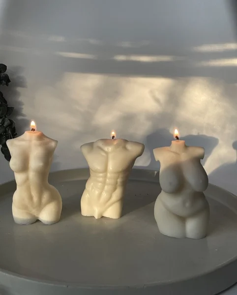Body Candle | Women Aesthetic Body Shaped Candle | Valentine