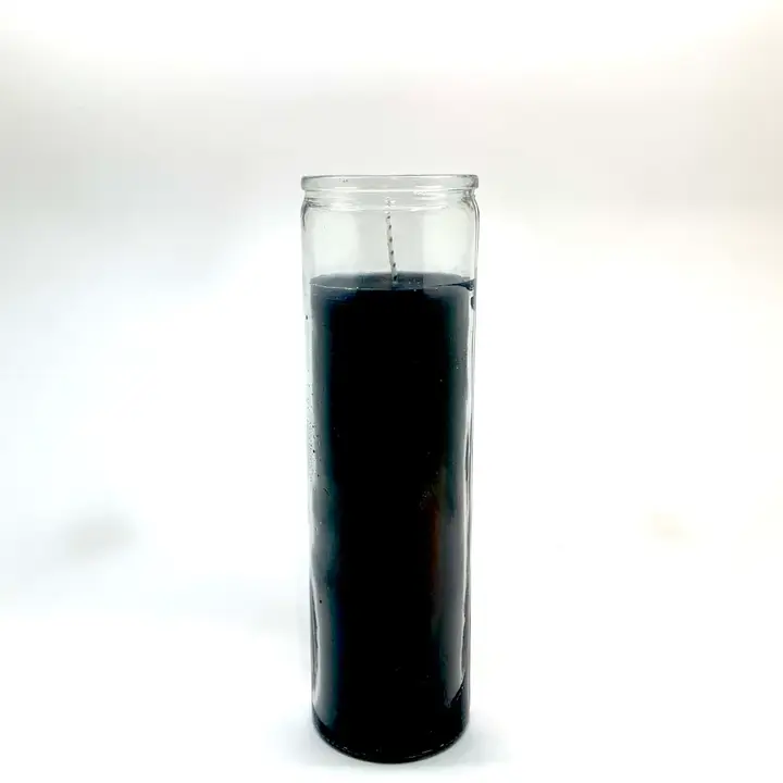 Black 7 Day Prayer Candle - Protection, Strength - Image 2