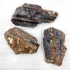 Black Tourmaline / Mica Rough – Small