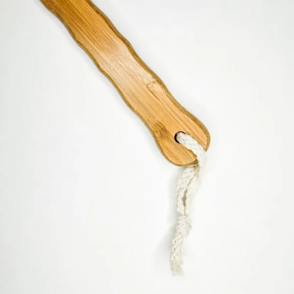 Long Handle Bamboo Dry Body Brush | Natural Sisal Bristles - Image 3