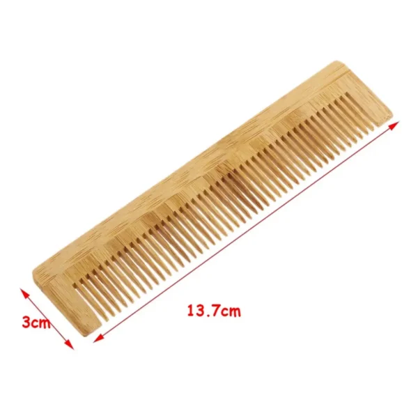 Natural Bamboo Comb - Plastic Free Biodegradable - Image 5