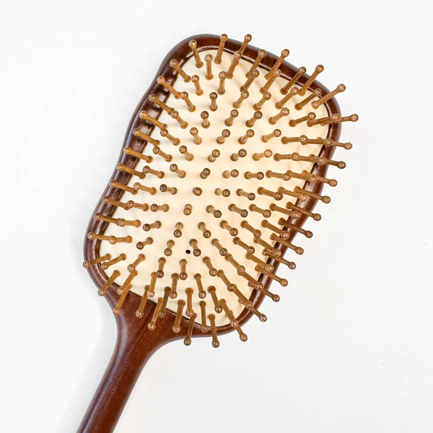 Premium Rosewood Hair Brush with Natural Bamboo Bristles - Image 2