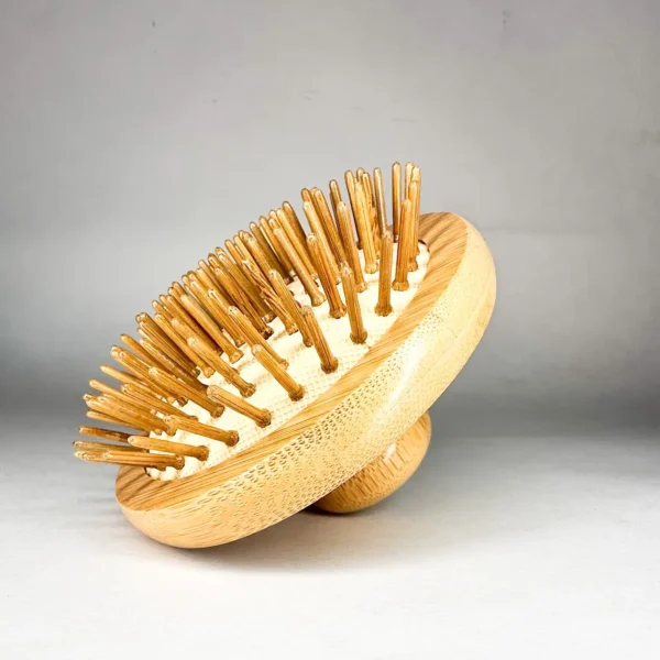 Natural Bamboo Scalp / Plastic Free Hair Massager Brush - Image 4