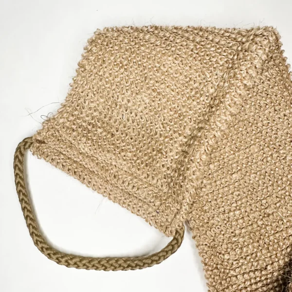 Natural Organic Jute Back Scrubber - Image 3
