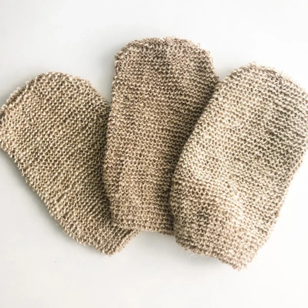 Natural Jute Mitt - Organic Biodegradable Exfoliating - Image 5