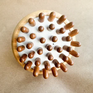 Natural Bamboo Stimulating Scalp Massager
