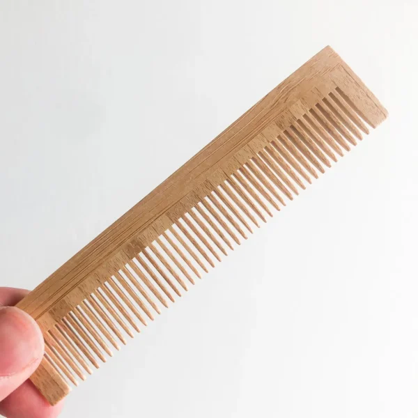 Natural Bamboo Comb - Plastic Free Biodegradable - Image 4