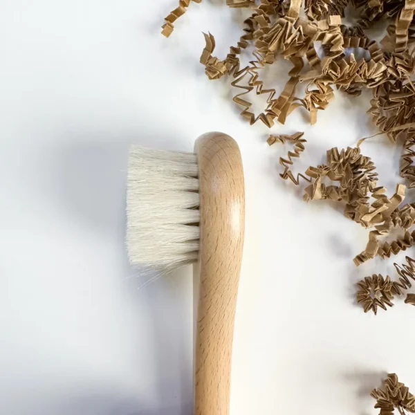 Plastic Free Face Brush with Natural Bristles