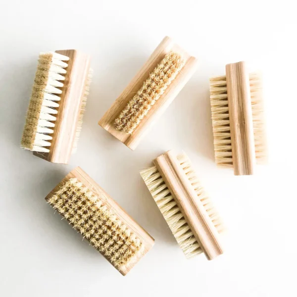 Natural Bamboo Nail Brush – Plastic Free Nail Brush
