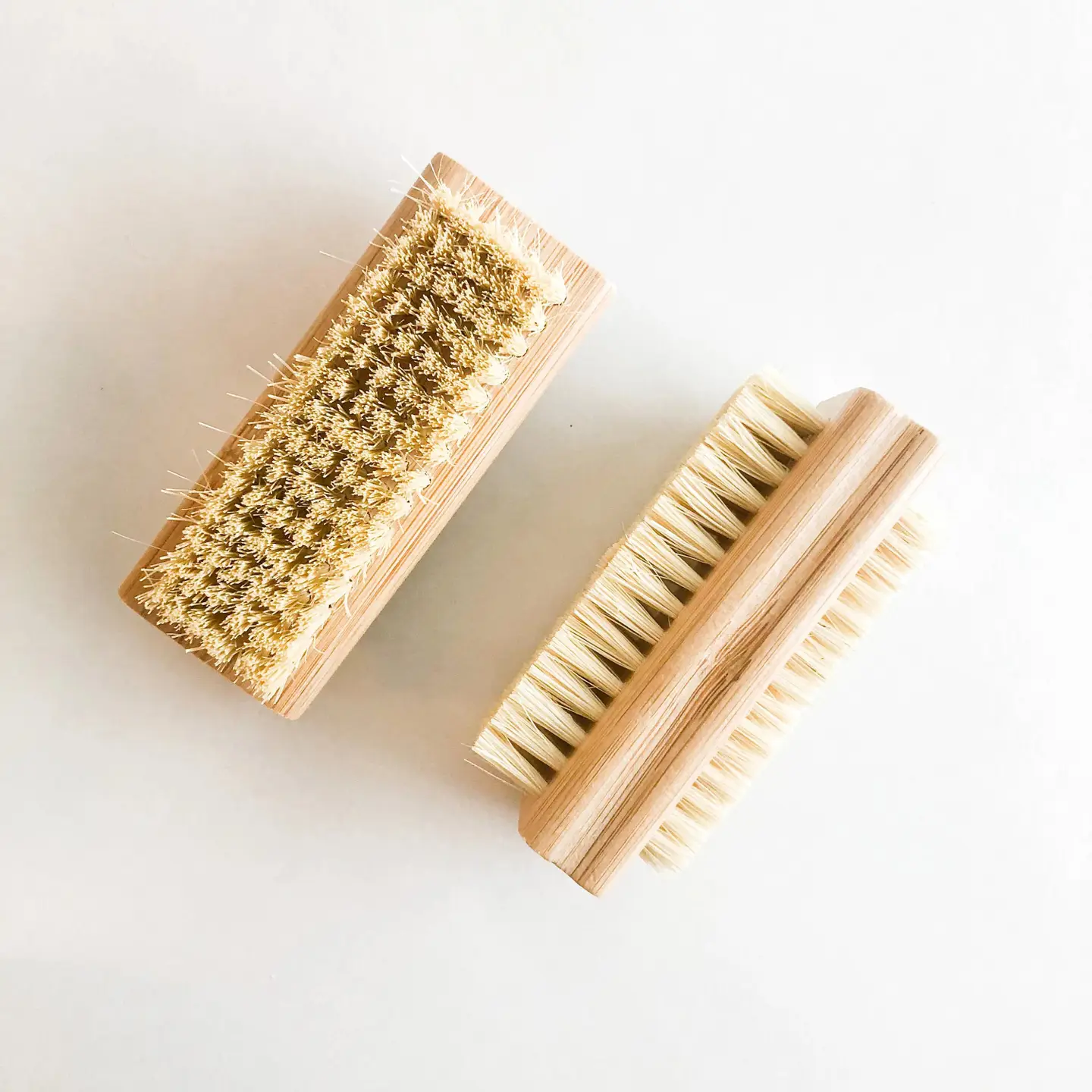 Natural Bamboo Nail Brush - Plastic Free Nail Brush - Image 2