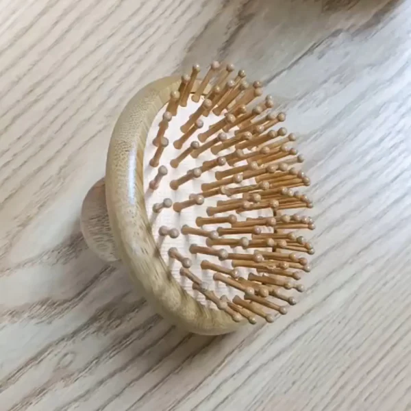 Natural Bamboo Scalp / Plastic Free Hair Massager Brush - Image 3