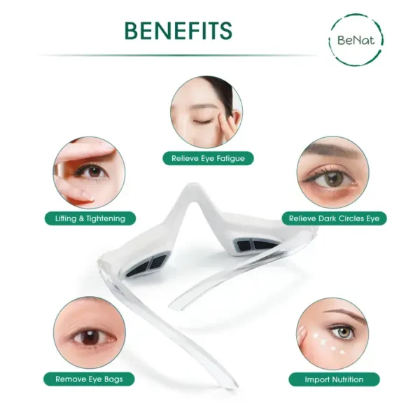 Under-Eye Red Light Therapy Skin Rejuvenation and Relaxation Massager - Image 3