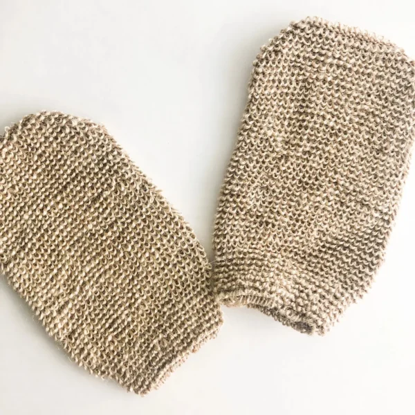 Natural Jute Mitt - Organic Biodegradable Exfoliating - Image 3