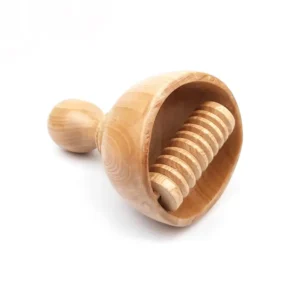 Colombian Wooden Swedish Cup with Roller Massager